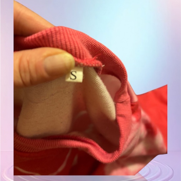 SHEIN Girls Pink Tie-Dye Sweatshirt - sz S - Picture 2 of 3